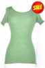 Women's Merino Short Sleeve Scoop in Green