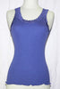Women's Silk Sleeveless Camisole in Blue