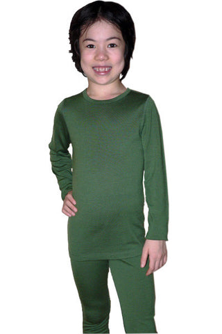 Kid's Merino in Green