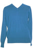 Men's Cashmere V in Marina Blue