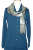 Women's Merino Johnny Collar in Sky Blue