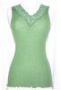 Women's Merino Sleeveless Camisole in Green