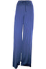 Women's Merino Yoga Pants in Navy Blue
