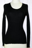 Women's Silk Jewel Neck Camisole in Black